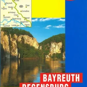 Falk Regionalkarten Deutschland Blad 13: Bayreuth, Regensburg, Bayerischer Wald