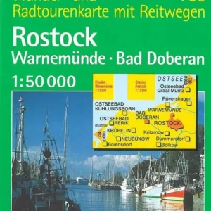 Rostock-Warnemünde-Bad Doberan, Kompass Wanderkarte 1002