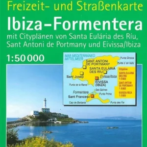 Ibiza, Kompass Wanderkarte 239