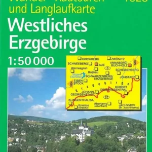 Westliches Erzgebirge, Kompass Wanderkarte 1025