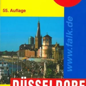 Düsseldorf, Falk Plan Falk-Faltung