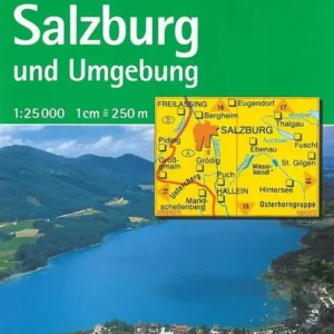 Salzburg und Umgebund, Kompass Wanderkarte 017