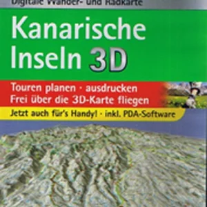 Kanarische Inseln 3D, Kompass Wander- und Radkarte 4251