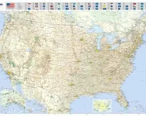 USA (papir, plano, fysisk)