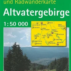 Altvatergebirge (Jeseniky), Kompass Wander- u. Radwanderkarte 2064