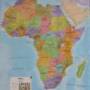 Africa wallmap