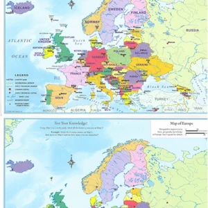 Europe Educational Map Set