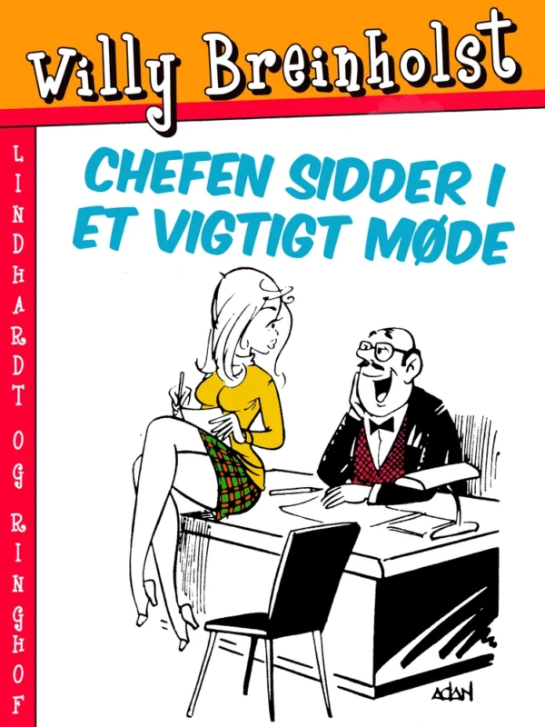 Chefen sidder i et vigtigt møde