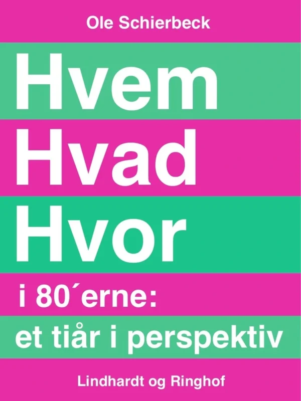 Hvem Hvad Hvor i 80 erne: et tiår i perspektiv