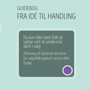 Du kan ikke lære folk at sælge ved at undervise dem i salg