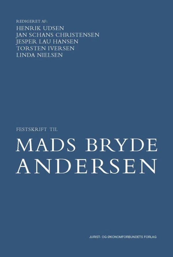 Festskrift til Mads Bryde Andersen