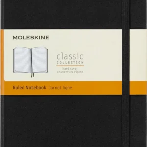 Moleskine hard m/linjer 400 ark
