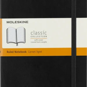 Moleskine soft m/linjer 400 ark