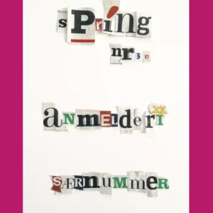 Tidsskriftet Spring nr. 33 - Anmelderi