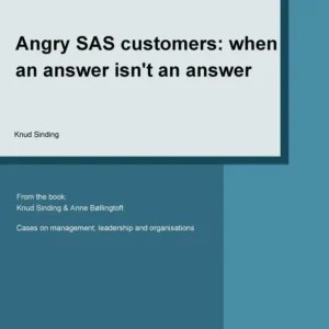 Angry SAS customers - when an answer is not an answer