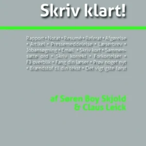 Skriv klart!