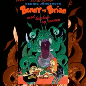 Benny og Brian med ketchup og sennep