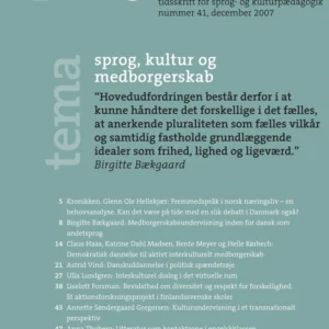Sprog, kultur og medborgeskab