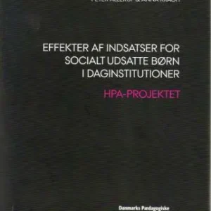 Effekter af indsatser for socialt udsatte børn i daginstitutioner