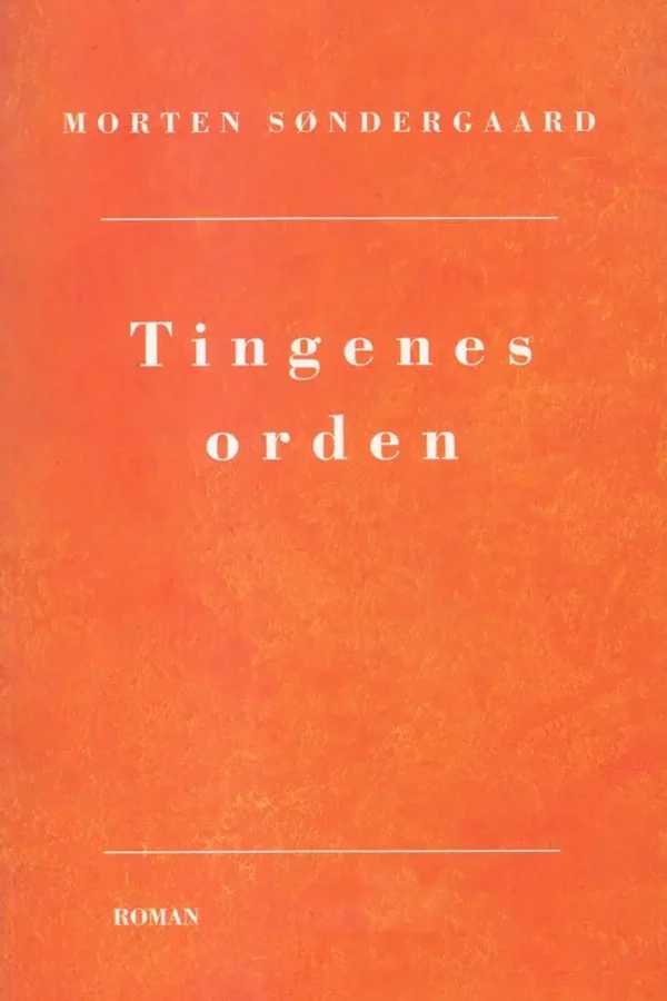 Tingenes orden