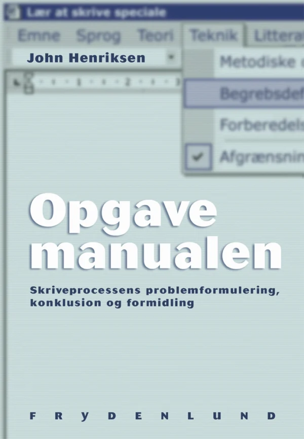 Opgavemanualen