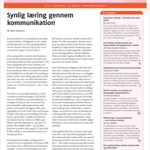 Skolen i Morgen. Nr. 4. Januar 2013. 16. årgang. Tema: Kommunikation