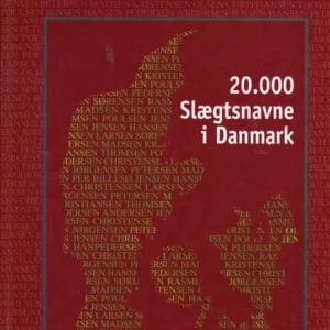 20000 slægtsnavne i Danmark