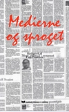 Medierne og sproget