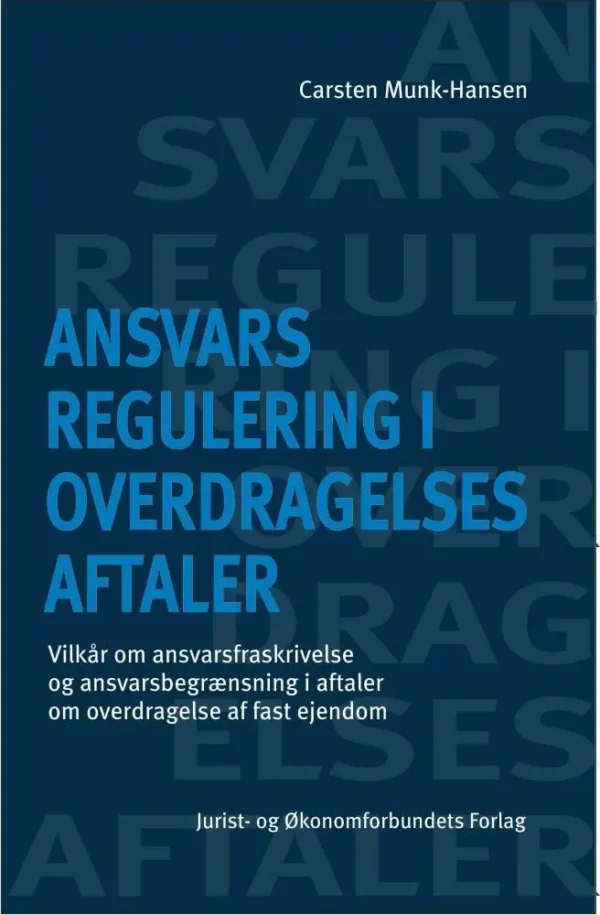 Ansvarsregulering i overdragelsesaftaler