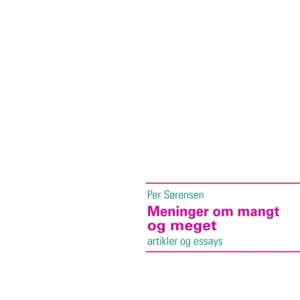 Meninger om mangt og meget