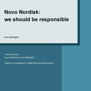 Novo Nordisk - we should be responsible