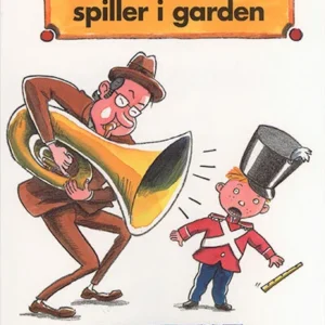 Palle spiller i garden