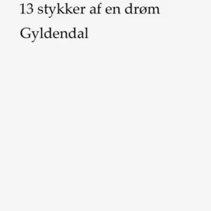13 stykker af en drøm