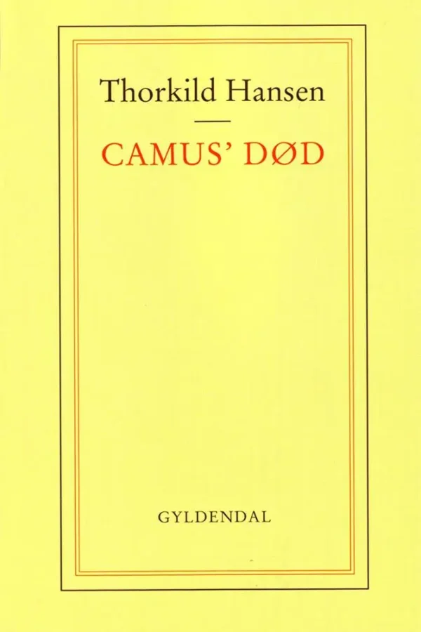 Camus&apos; død