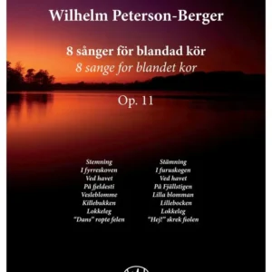 8 sånger för blandad kör, Op. 11