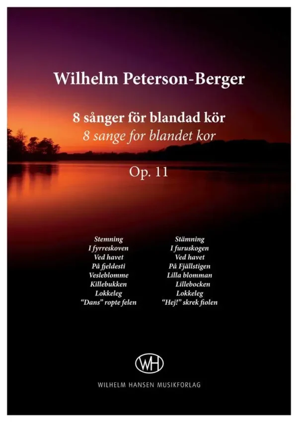 8 sånger för blandad kör, Op. 11