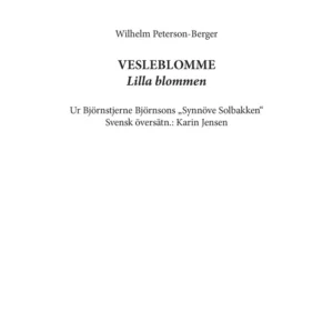 Vesleblomme