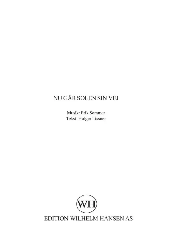Nu går solen sin vej
