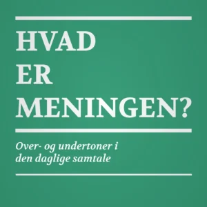 Hvad er meningen? Over- og undertoner i den daglige samtale