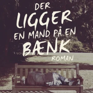 Der ligger en mand på en bænk