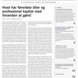 Skolen i Morgen. Nr. 3. November 2016. 20. årgang. Tema: Professionel kapital