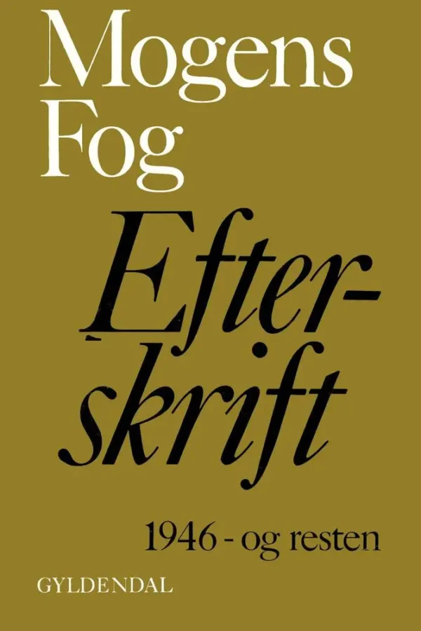 Efterskrift 1904-45