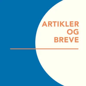 Artikler og breve
