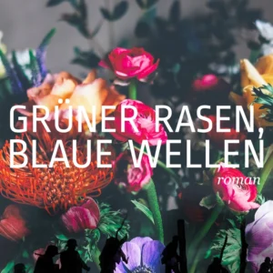 Grüner Rasen, blaue Wellen