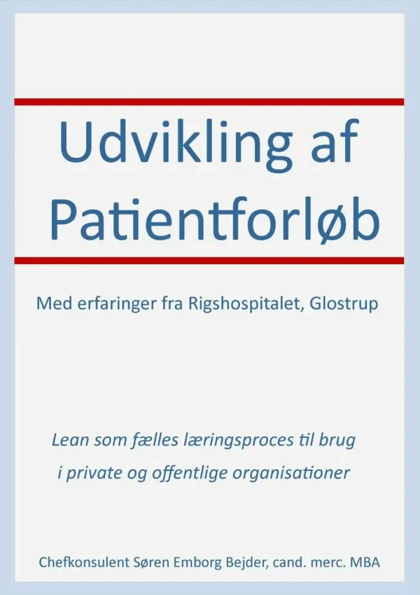 Udvikling af Patientforløb