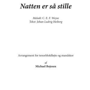 Natten er så stille