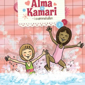 Alma og Kamari - i svømmehallen