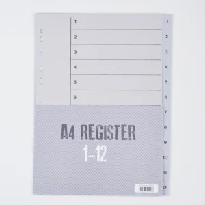 Register Relief plast 1 - 12